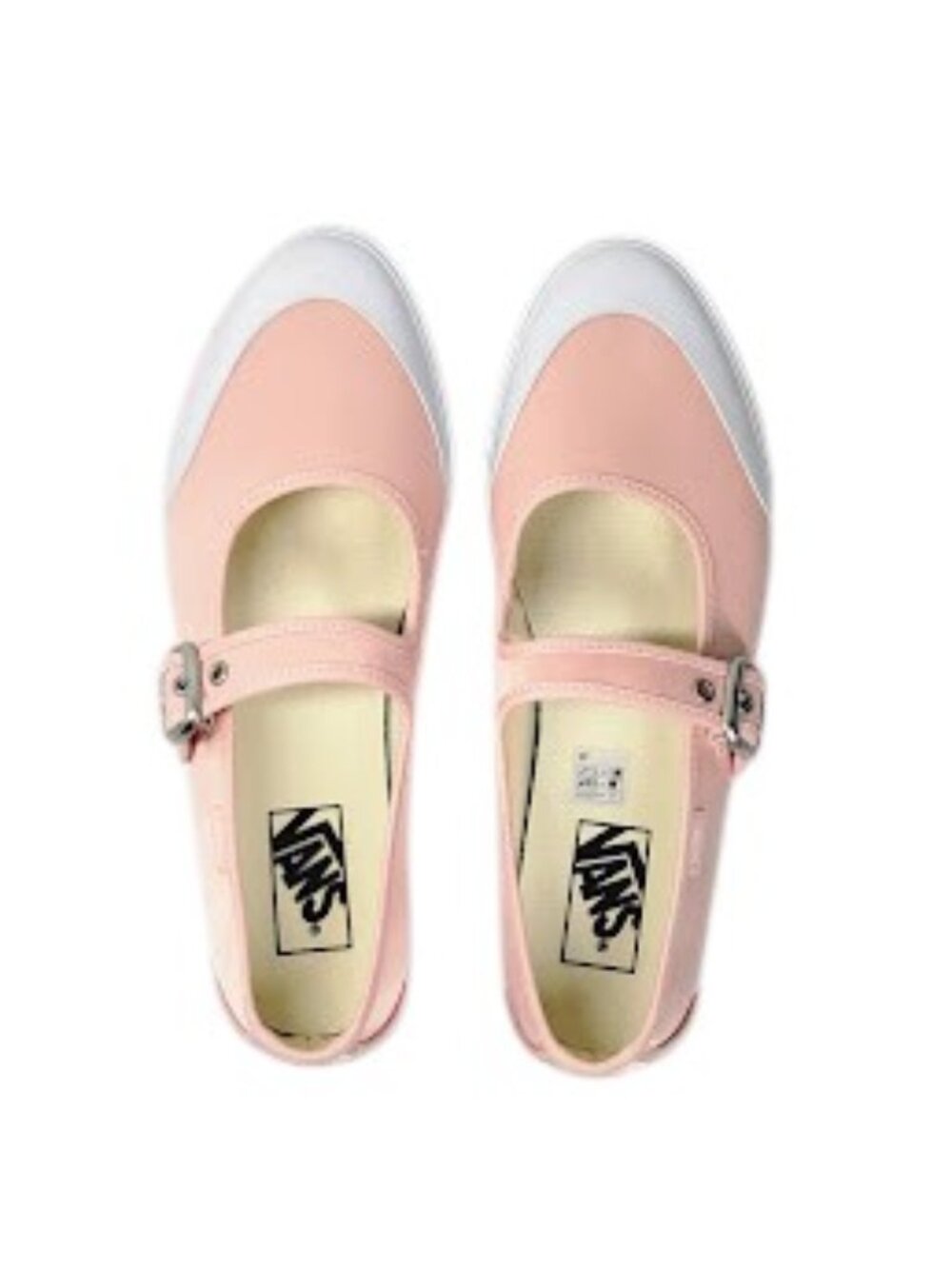 VANS Mary Jane Rose Pink Canvas Strap Sneakers Women’s 9.5 Men’s 8 NWOB - Picture 4 of 8
